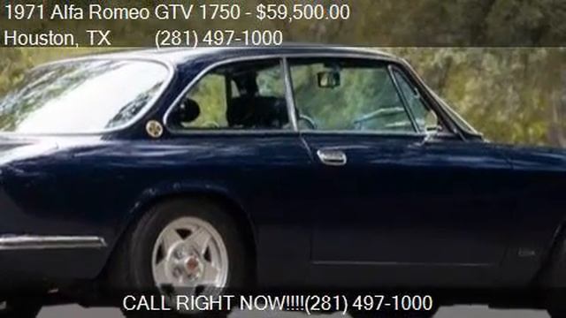 1971 Alfa Romeo GTV 1750 for sale in Houston, TX 77079 at D смотреть онлайн
