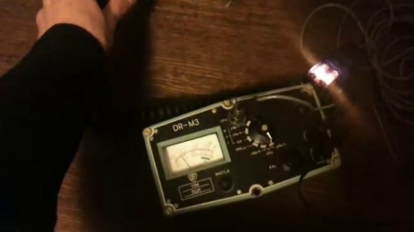 DR M3 Geiger counter measuring strontium - Gajgerov brojač - JNA