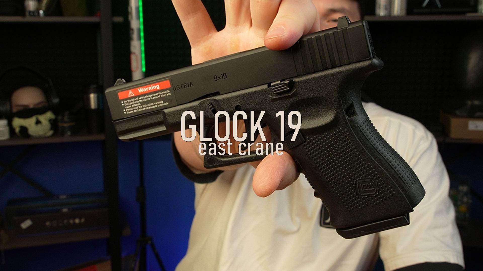 Страйкбольный пистолет East Crane Glock 19 Gen.4 GBB (EC-1306) смотреть онлайн