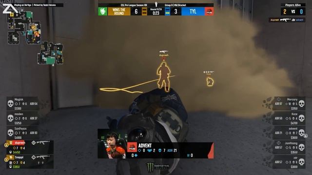 GODLIKE Triple Kill from ropz! (Day 3) смотреть онлайн