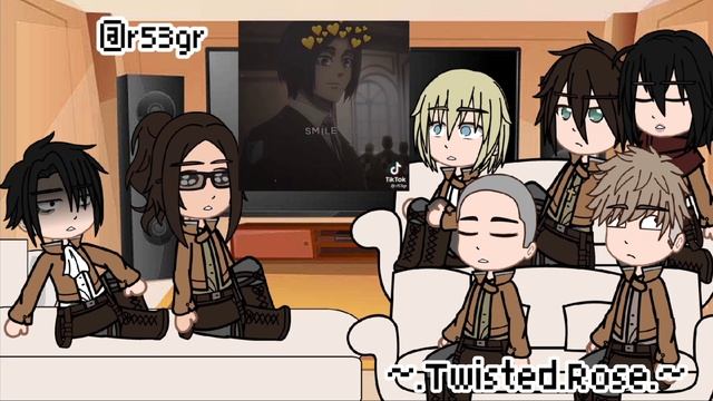 AoT reacts 7/8 || Aruani || Benadryl death || 😘😘 смотреть онлайн