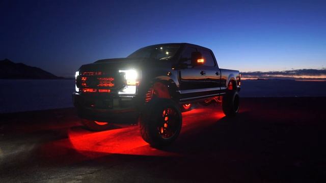 2020 Powerstroke - custom red chrome powdercoat! смотреть онлайн