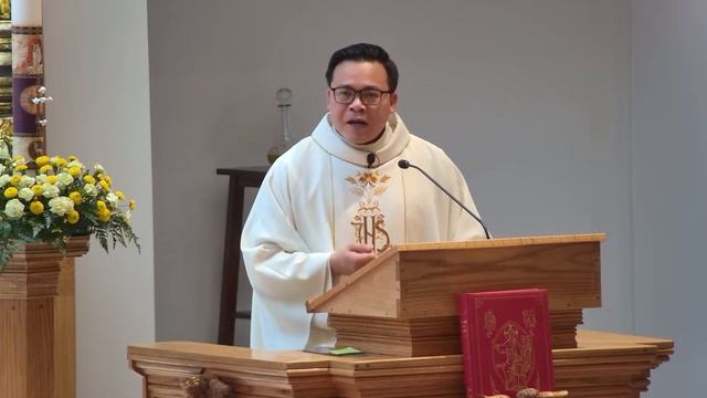 Living the Mission with Christ Homily, Father Anthony Le - 10AM April 28, 2024 смотреть онлайн