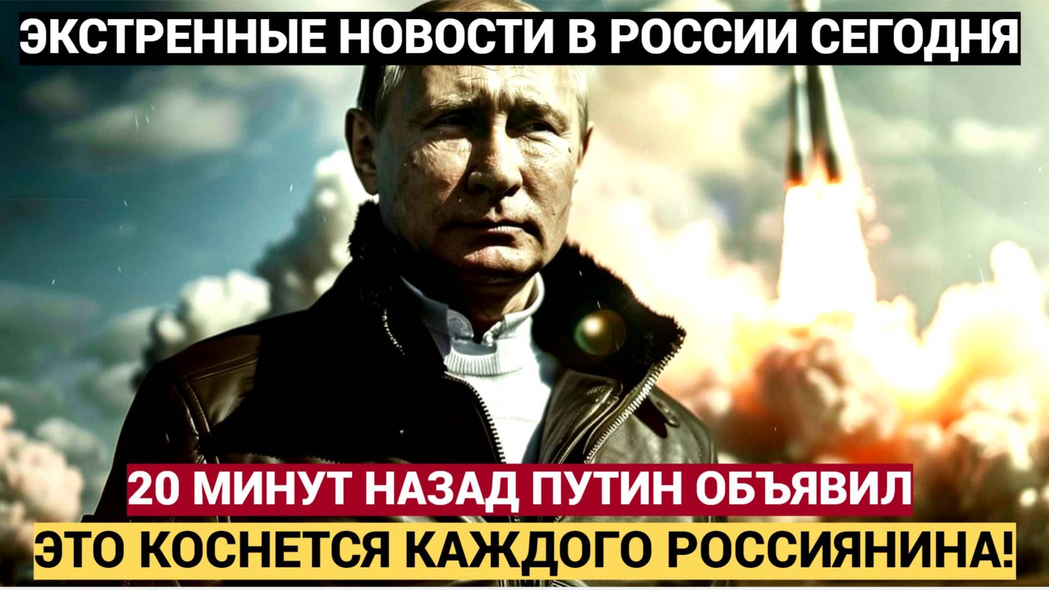 ЭКСТРЕННАЯ СИРЕНА!! Путин сделал заявление о КОНЦЕ СВО! Что ждет  РФ и Украину