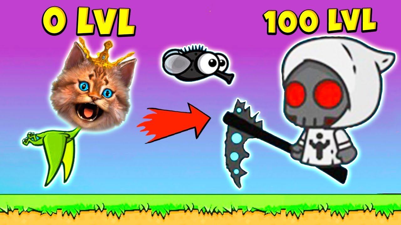 ЭВОЛЮЦИЯ ЖИВОТНЫХ Максимальный уровень FlyOrDie.io (EvoWorld.io) Весёлый Кот