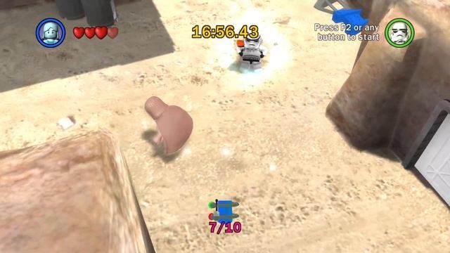 96,3% LEGO Star Wars. The Complete Saga. "Episode 4" Challenge #21. Синий Миникит. Прохождение смотреть онлайн