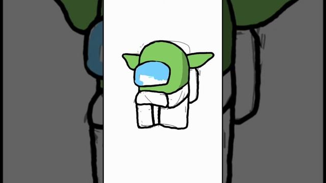 drawing amoug us in skin baby yoda Rafael art смотреть онлайн