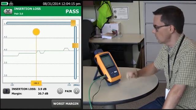 DSX 5000 CableAnalyzer The 4 dB rule: By Fluke Networks смотреть онлайн