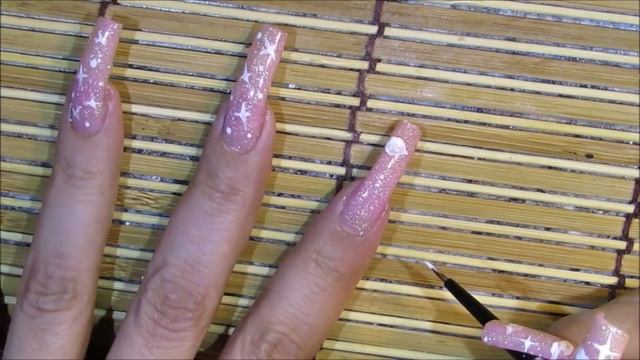Fast & Easy | Pink Sparkle Clouds | Nail Art Tutorial смотреть онлайн