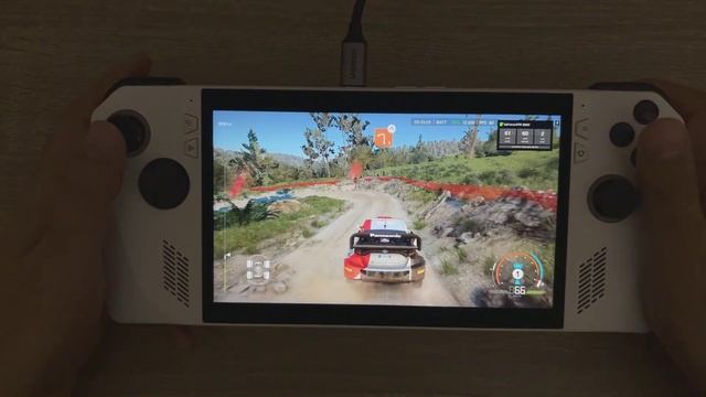 Nvidia GeForce NOW Priority Tier RTX3060 On ASUS ROG Ally Z1 Extreme  WRC Generations 1080p 10W