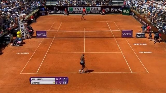 Serena beats injured Errani to Italian title смотреть онлайн