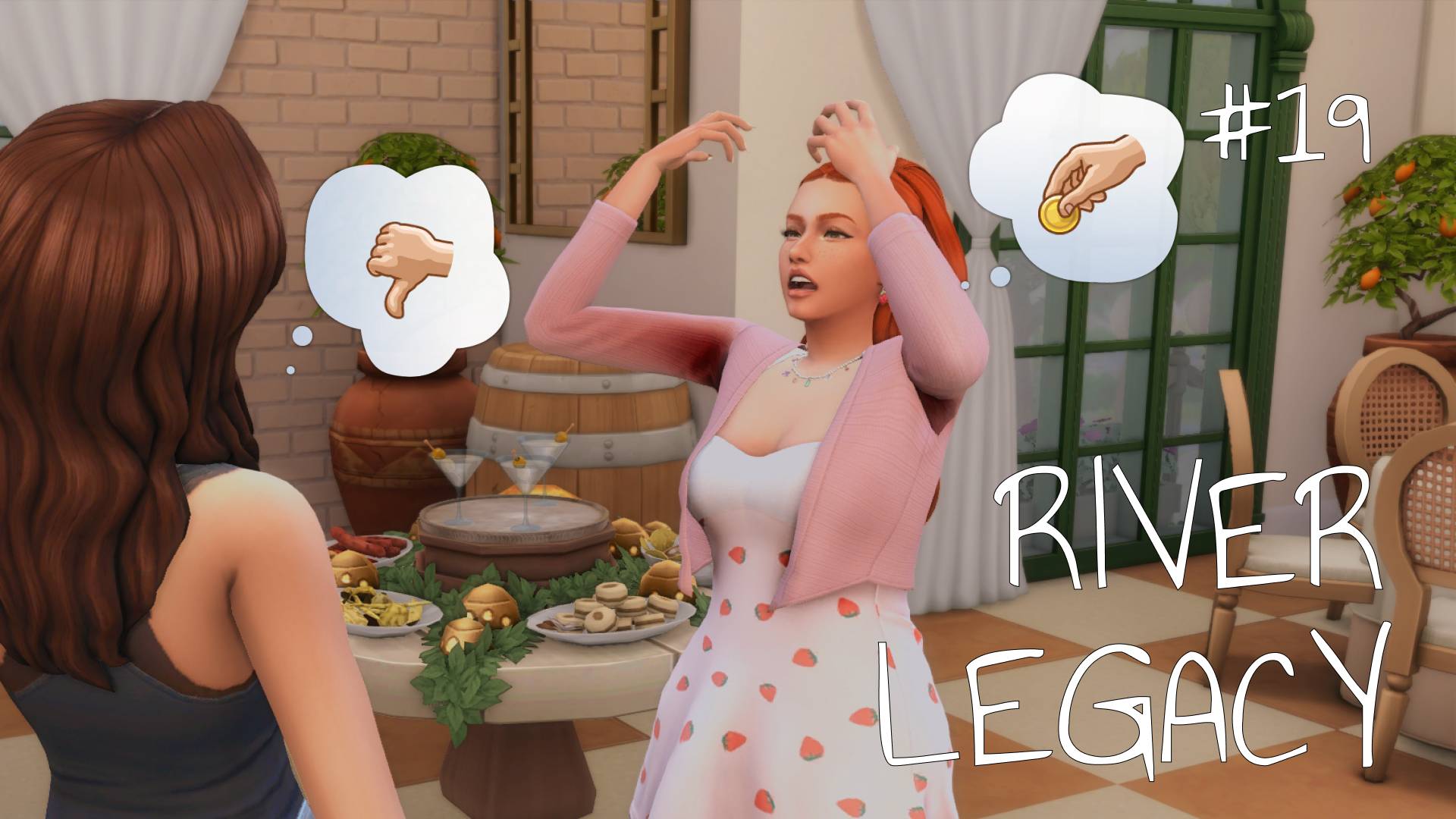 Эп.19 💗 Симс опять меня троллит 💗 Династия Ривер 💗 Симс 4 смотреть онлайн