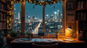 LoFi спокойная фоновая музыка для учебы, работы 4К/ Slow LoFi Ambience for working, studying 4K