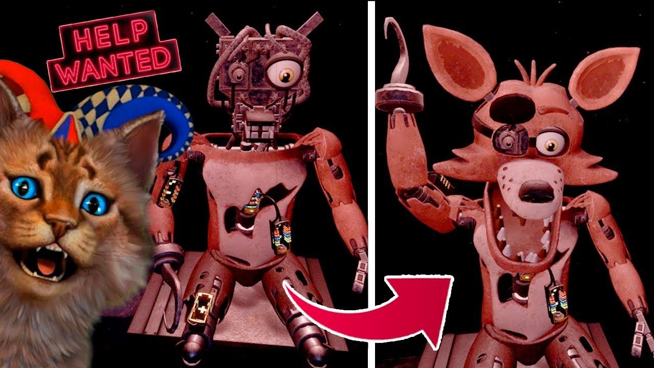 ПОЧИНИЛ ФОКСИ и ЧИКУ ФНАФ 8 VR HELP WANTED ИГРАЮ ЗА АНИМАТРОНИКА FNAF КООП 3D смотреть онлайн