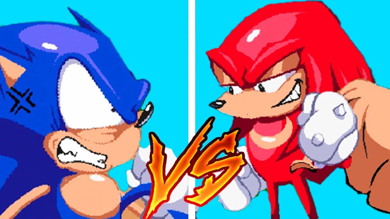 Friday Night Funkin 'встречает Соника и Наклза: кто выйдет победителем? смотреть онлайн