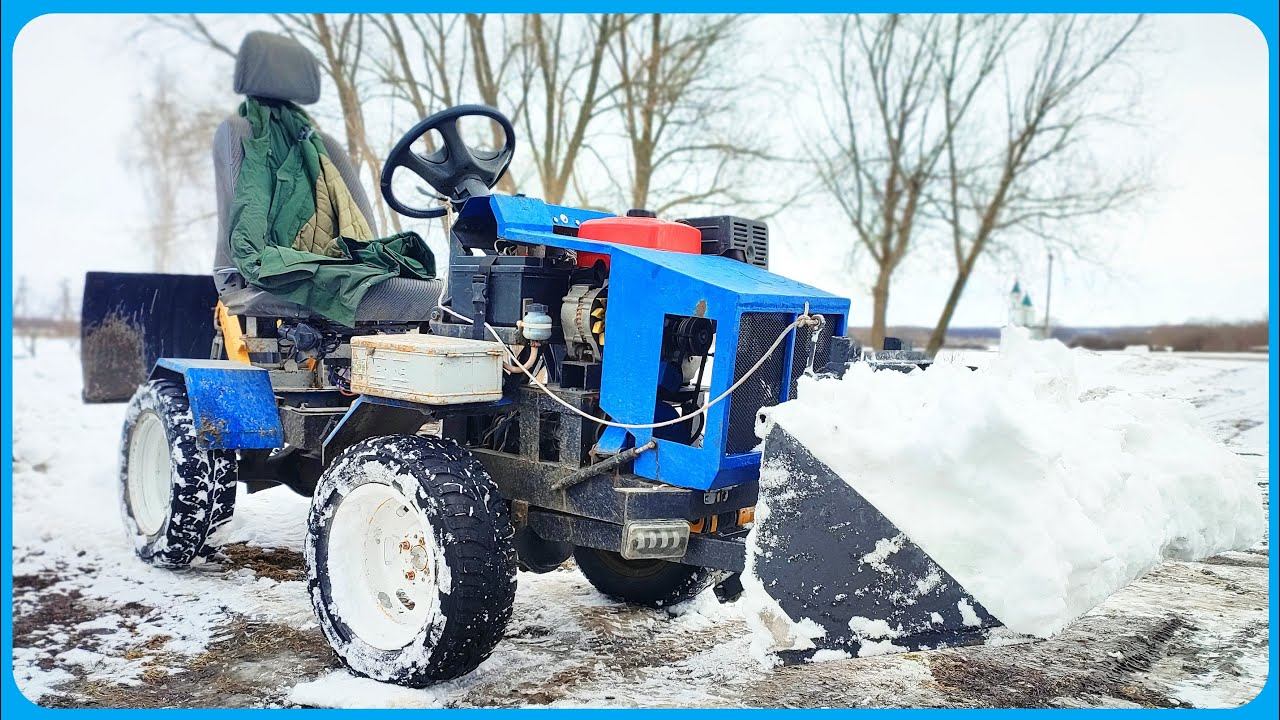 КОВШ и МИНИТРАКТОР без гидравлики смотреть онлайн