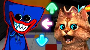 ХАГГИ ВАГГИ НАУЧИЛСЯ ПЕТЬ во Friday Night Funkin' vs Huggy Wuggy vs Baldi FNF Весёлый Кот