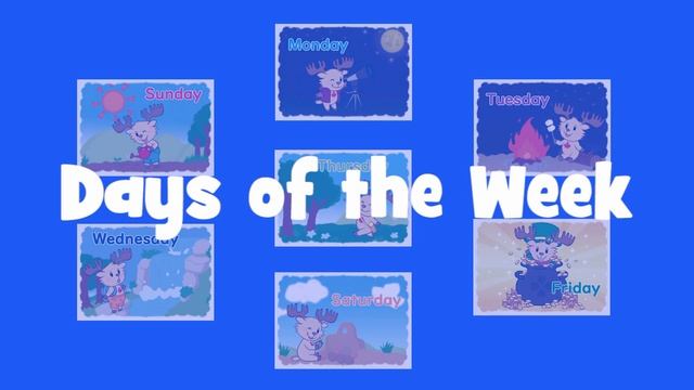 Days of the Week _ Talking Flashcards - Maple Leaf Learning смотреть онлайн