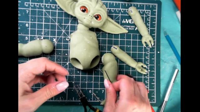 Baby Yoda своими руками часть 6
