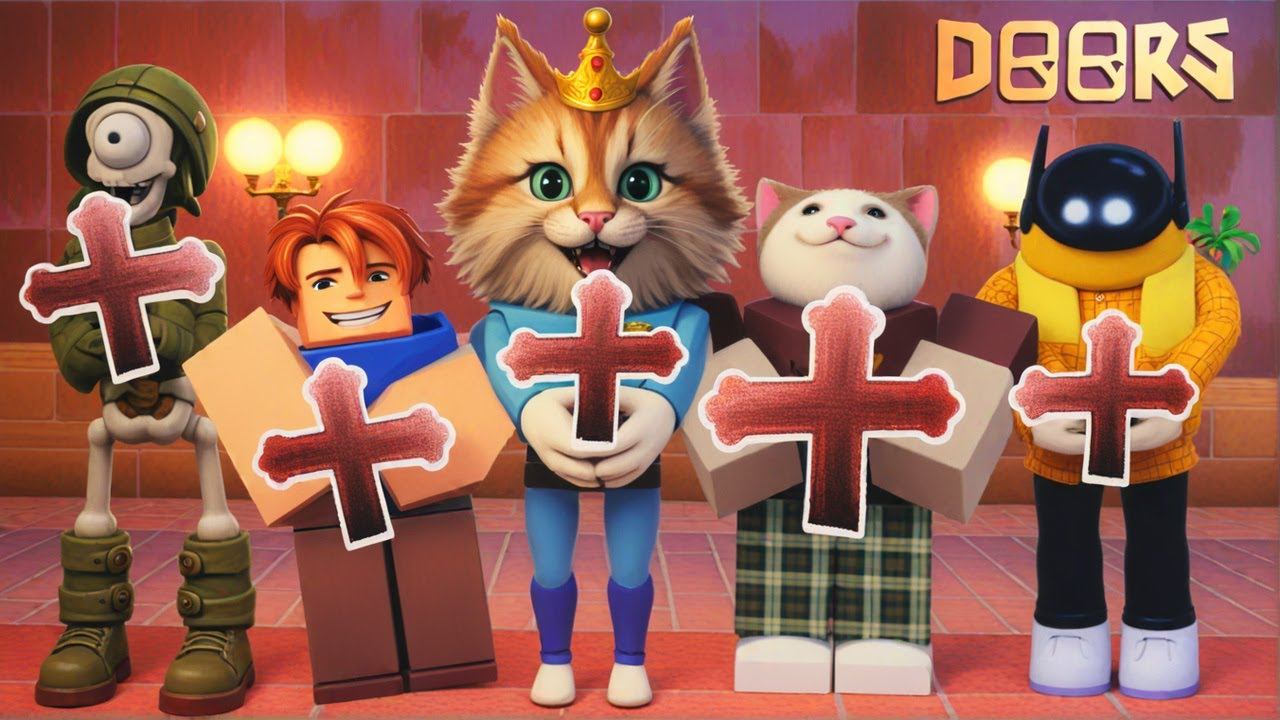 БЕССМЕРТНАЯ КОМАНДА в РОБЛОКС ДОРС ПРОХОЖДЕНИЕ 100 ДВЕРЕЙ ROBLOX Doors Hotel смотреть онлайн