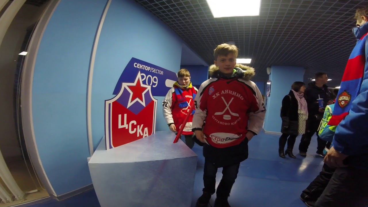 Новогодний тим - билдинг команд ДХЛ , на матче КХЛ 