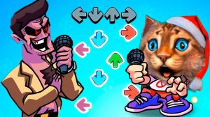 Весёлый Кот и Friday Night Funkin Прохождение