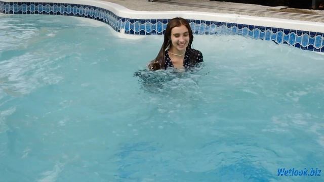 Wetlook Short Dress | Wetlook Tights | Wetlook Heels