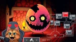 ОДНА НОЧЬ С ФЛАМПТИ 3 - ВЫЖИВАНИЕ ДО 6 УТРА #1  One night at flumpty's 3 Прохождение Весёлый Кот