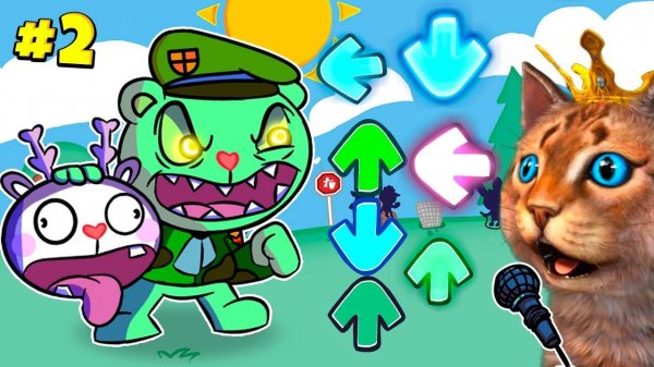 ФЛИППИ во Friday Night Funkin' vs Flippy Весёлый Кот