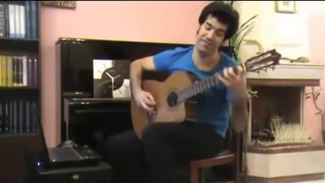 Мастерски играет полёт шмеля на гитаре!!! Masterfully plays flight of the bumblebee guitar! смотреть онлайн