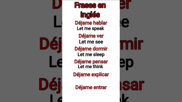 FRASES EN INGLÉS #aprenderingles смотреть онлайн