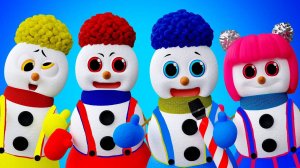 Снеговики Ча-Ча, Чики, Ля-Ля, Бум-Бум | D Billions Детские Песни