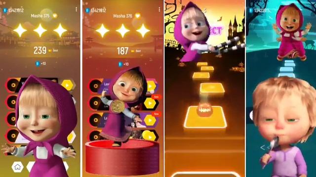Masha And The Bear Team _ Tiles Hop EDM Rush I Don't Abahut-EDM Rush V