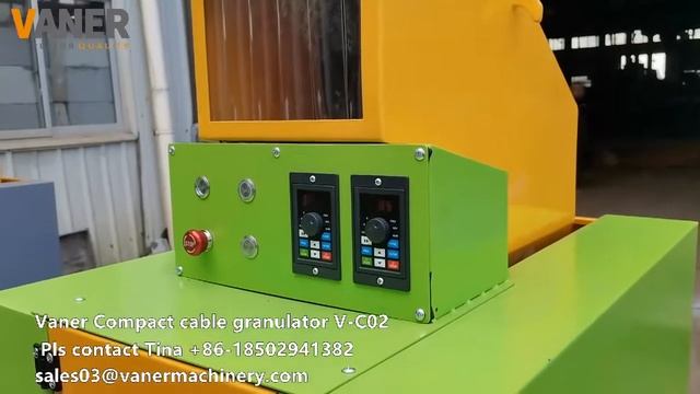 Vaner V-C02 Compact cable granulator 30~40kg per hour смотреть онлайн