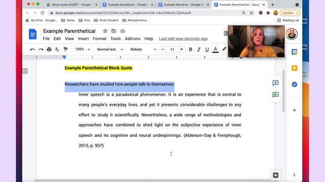 How to properly format a block quote: APA 7th style смотреть онлайн