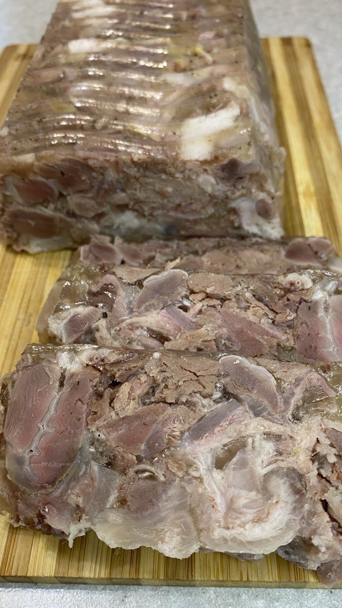 Мясная закуска из свиной Рульки. смотреть онлайн