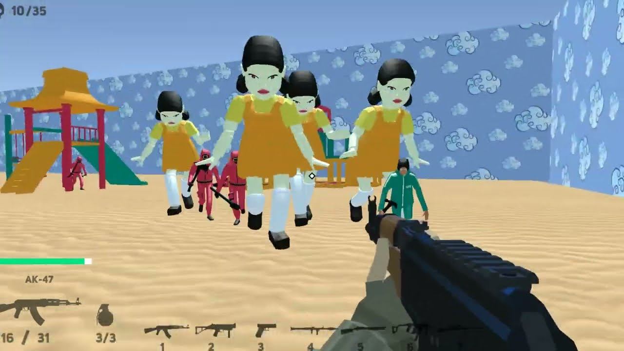 Шутер игра в кальмара смотреть онлайн