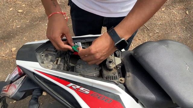 Switchless Hazard Light Module For pulsar RS200 bike😯 смотреть онлайн