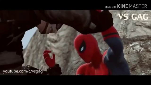 Челавек паук против капитана америка