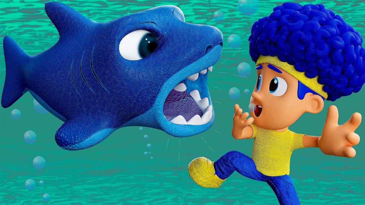 Где твоя мама (С мультяшными героями) D Billions Детские Песни смотреть онлайн