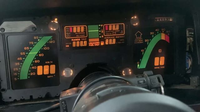 87 C4 Corvette digital dash cluster issue смотреть онлайн