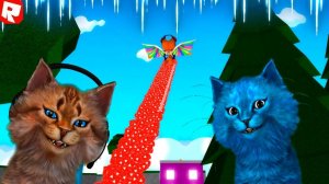 КОТЫ РАКЕТЫ! Научились ЛЕТАТЬ В РОБЛОКСЕ! Симулятор Ракеты