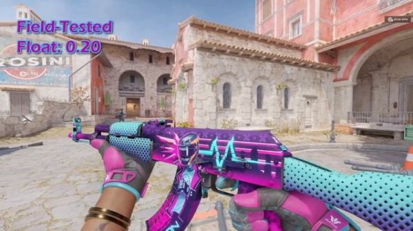 AK-47 Neon Rider - ALL FLOATS In-Game Showcase