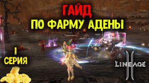 Первая серия. Гайд по фарму АДЕНЫ. Lineage 2 — Прокачка учеников. Main в 2024 году.