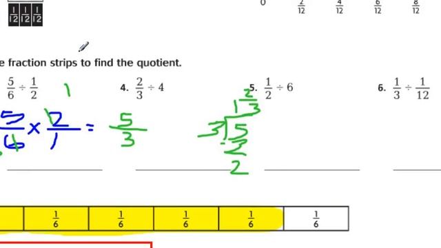 Model Fraction Division 2.5 Go Math Grade 6 смотреть онлайн