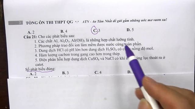 Live: Luyện đề Thi THPT QG Môn Hoá Học