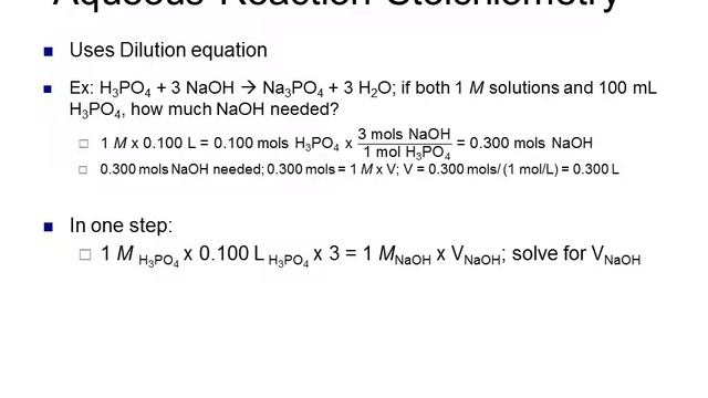 Aqueous Stoichiometry ACC смотреть онлайн