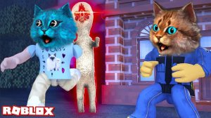 СТРАШНАЯ ИСТОРИЯ В РОБЛОКС ПРО ЛАБОРАТОРИЮ SCP Весёлый Кот и КОТЁНОК ЛАЙК