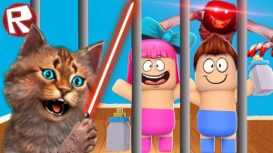 СТРАШНАЯ ИСТОРИЯ ПРО ДЕТСКИЙ САДИК В РОБЛОКС (Daycare Story roblox) Весёлый Кот