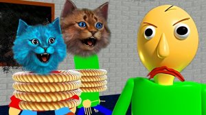 УЧИТЕЛЬ БАЛДИ ПОЙМАЛ НАС! КОТЁНОК ЛАЙК И КОТИК ИГРОМАН В ШКОЛЕ ПРОТИВ БАЛДИ